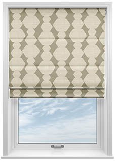 Construct, Clay - Twist&Fit Roman Blind